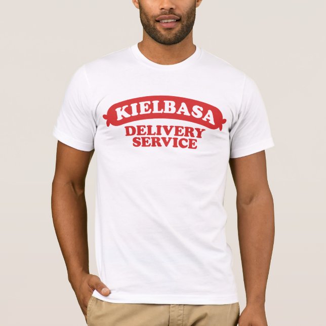 Camiseta Feliz Kielbasa Polonês (Frente)