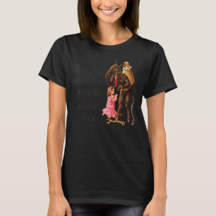 Camiseta Feliz Krampus Chega Meu Pescoço Minha Criança Mald