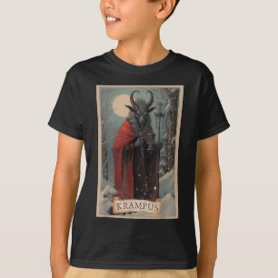 Camiseta Feliz Krampus Horror Natal Ugly Sweater Mau P