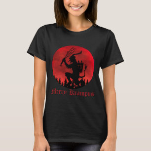 Camiseta Feliz Krampus Natal Xmas Horror Feio Sweater E