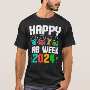 Camiseta Feliz Laboratório de Laboratório Médico na Semana 