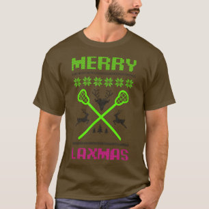 Camiseta Feliz Lamas Ugly Design Lacrosse Natal