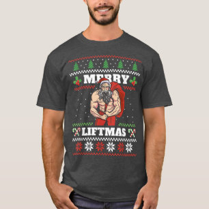 Camiseta Feliz Liftmas I Ugly Christmas Sweater Gyout