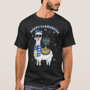 Camiseta Feliz Llamakkah Hanukkah Llama Chanukah Alpaca Gir