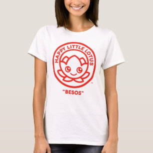 Camiseta Feliz Lotus, Besos.