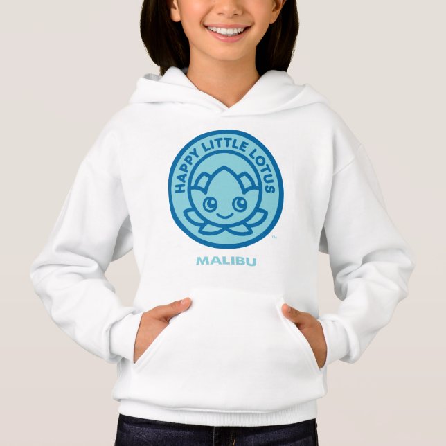 Camiseta Feliz Lotus, Malibu, (Frente)