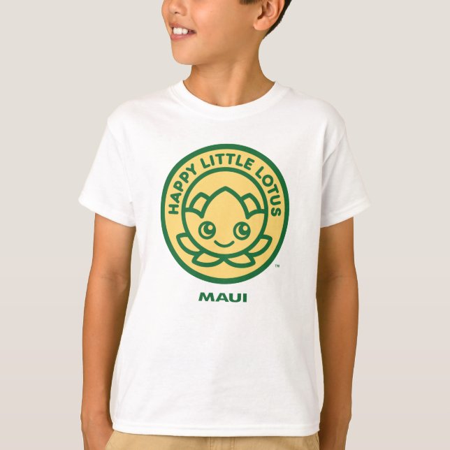 Camiseta Feliz Lotus, Maui. (Frente)