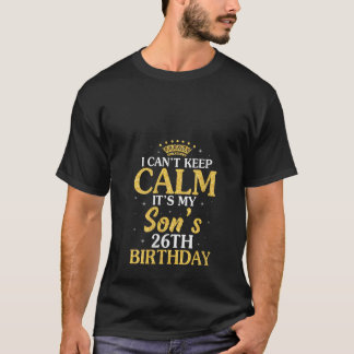Camiseta Feliz Mãe e Pai Não Posso Manter a Calma É Meu Fil