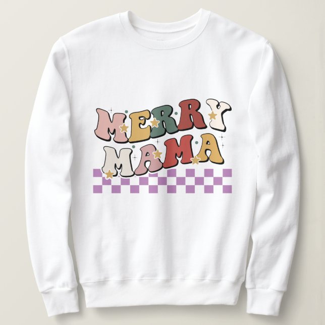 Camiseta Feliz mama natal (Frente do Design)