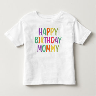 Camiseta Feliz Mamãe de aniversário