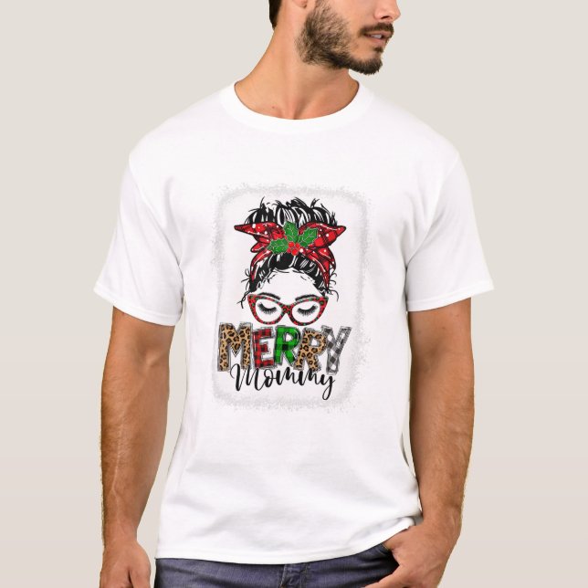 Camiseta Feliz Mamãe Mensagem Bun Engraçado (Frente)