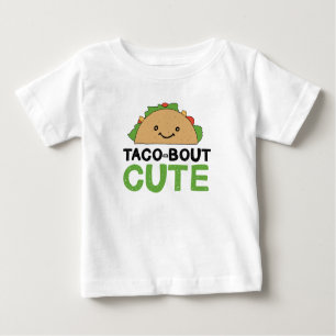 Camiseta Feliz Mão Desenhada Taco-Bout Taco Art Design