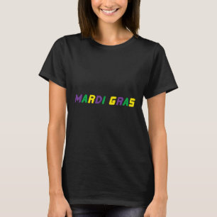 Camiseta Feliz Mardi Gras Carnaval da Louisiana Nova Orlean