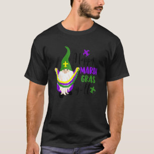 Camiseta Feliz Mardi Gras Yall Gnomo Mardi Gras 2023 Miçang