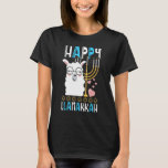 Camiseta Feliz Matriz da Família Llamakkah Hanukkah Chanuka<br><div class="desc">Feliz Pjs Da Família Llamakkah Hanukkah Chanukah Correspondendo 1</div>