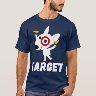 Camiseta Feliz Membro da Equipe do Cachorro Bullseye TShirt