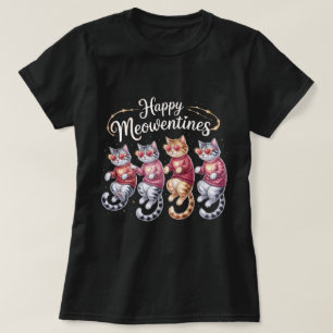 Camiseta Feliz Meowloween, Presente de Gatos de Ha