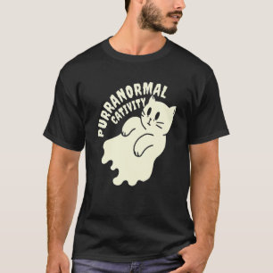 Camiseta Feliz Mew O Ween  Gato Preto  Para o Halloween