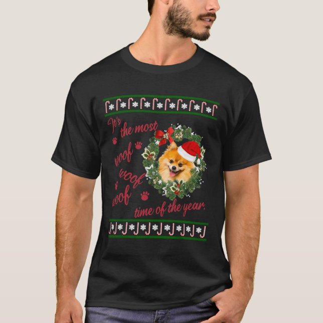 Camiseta Feliz Miniatura Spitz Pomerânia (Frente)