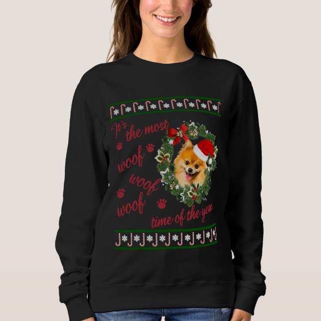 Camiseta Feliz Miniatura Spitz Pomerânia (Frente)