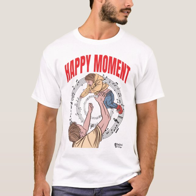 Camiseta Feliz Momento Branco (Frente)