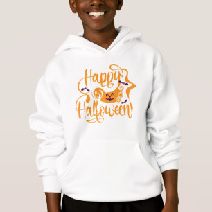 Camiseta Feliz morcego de Halloween jack ou lanterna