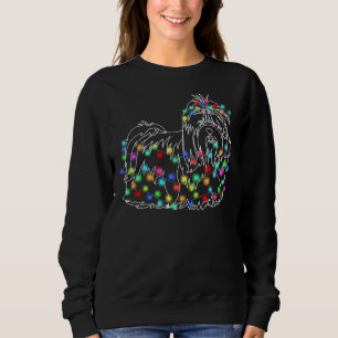 Camiseta Feliz Natal 2020 Shih Tzu Xmas Lights