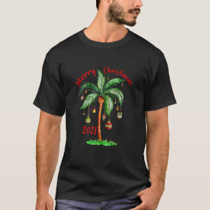 Camiseta Feliz Natal 2021 Ornament Tropical C