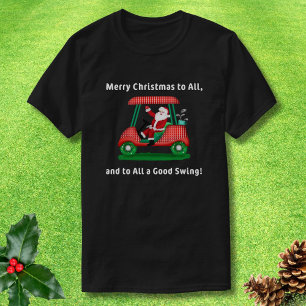 Camiseta Feliz Natal a Todos, o Papai Noel está pilotando u