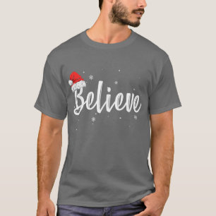 Camiseta Feliz Natal Acredite em Papai Noel
