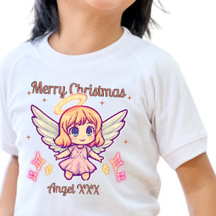 Camiseta Feliz Natal Angel Children's