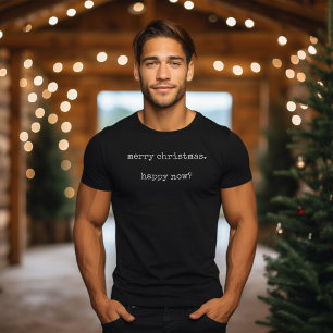 Camiseta Feliz Natal antissocial - Feliz Agora