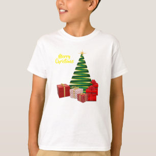 Camiseta Feliz Natal ~ Árvore com presentes