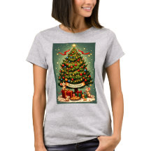Feliz Natal Árvore Vitoriana Três Ratos Fofos