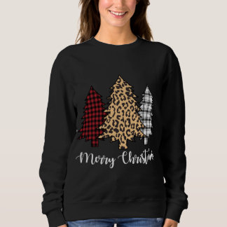 Camiseta Feliz Natal Árvores Leopardo Buffalo Xadrez Holida