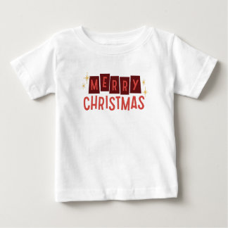 Camiseta Feliz Natal Bebê/Bebê