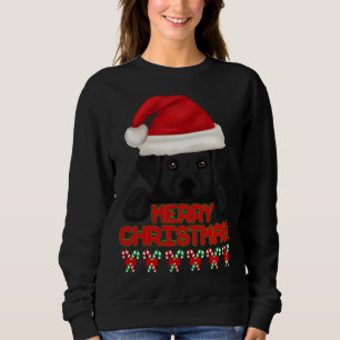 Camiseta Feliz Natal Black Labrador Retriever Puppy! Es