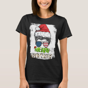 Camiseta Feliz Natal, Bolo Buffalo, Xadrez Vermelha Para
