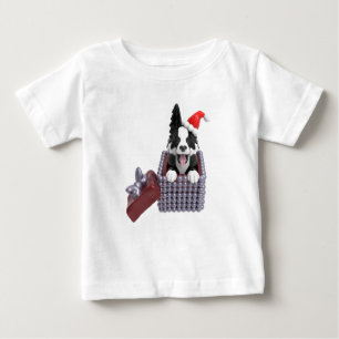 Camiseta Feliz Natal Border Collie