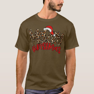 Camiseta Feliz Natal Buffalo Xadrez Red Santa Hat Xmas P