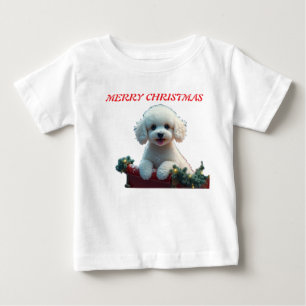 Camiseta Feliz Natal cachorrinho