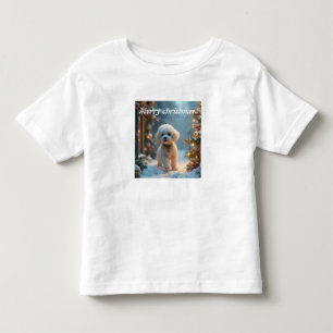 Camiseta Feliz Natal cachorrinho