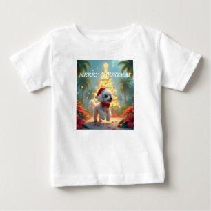 Camiseta Feliz natal cachorrinho