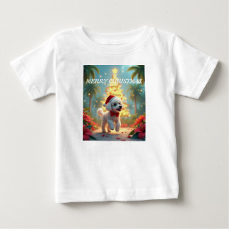 Camiseta Feliz natal cachorrinho