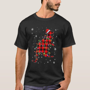Camiseta Feliz Natal Canguru Xadrez Natal P