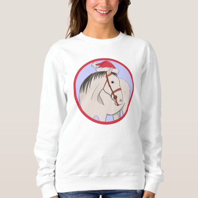 Camiseta Feliz Natal Cavalo (Frente)