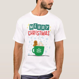 Camiseta Feliz Natal Chão de Gingerpão