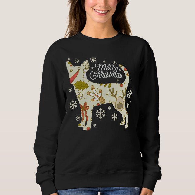 Camiseta Feliz Natal Chihuahua (Frente)