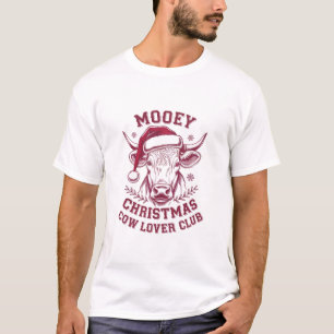 Camiseta Feliz Natal Clube de Amante de Vaqueiro do Oeste N