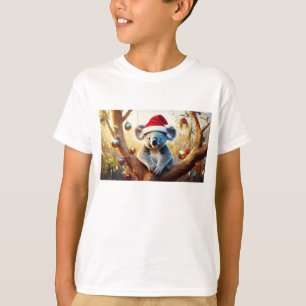 Camiseta Feliz Natal Coala sentado na Gumtree